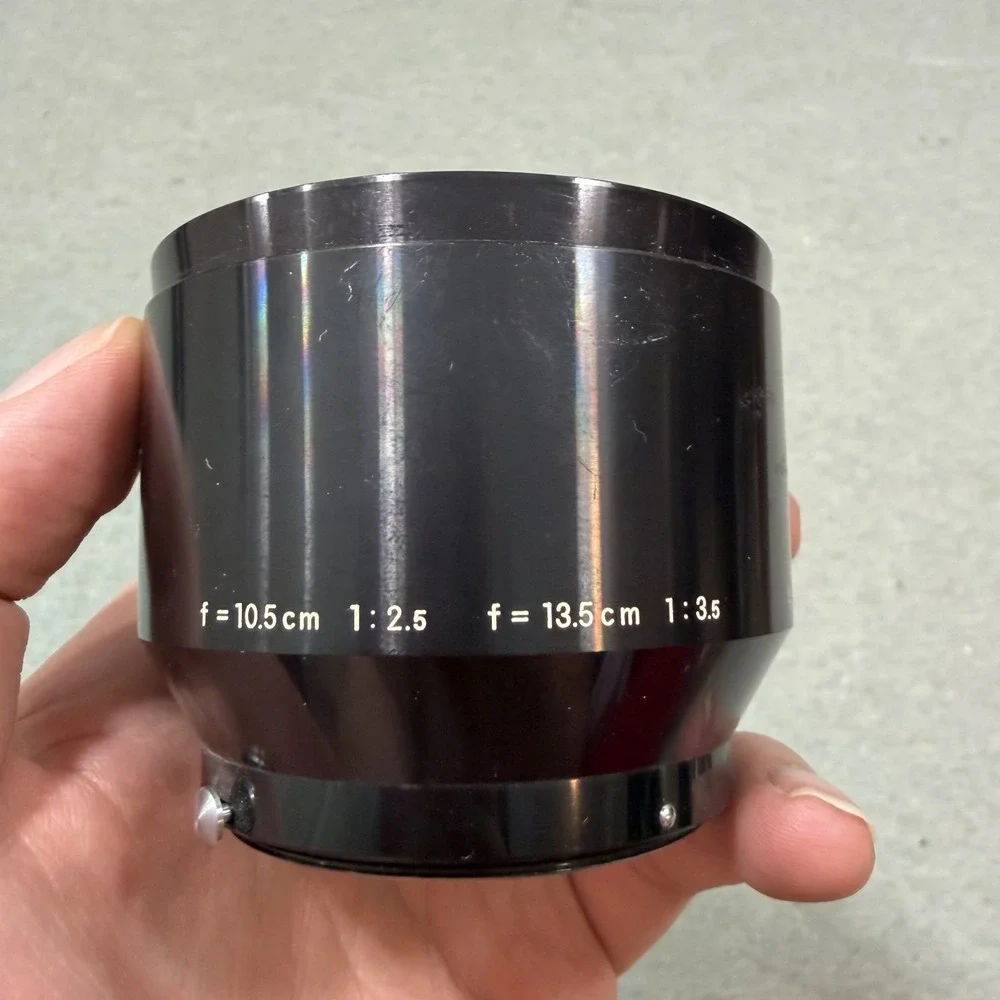 Vintage Nikon F Camera Lens Hood For f=10.5cm 1:2.5 f=13.5cm 1:3.5